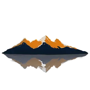 Minimalist Mountain Silhouette PNG Jow45