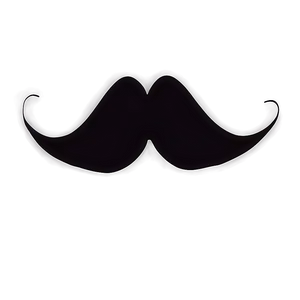 Minimalist Moustache Silhouette Png 85 PNG image