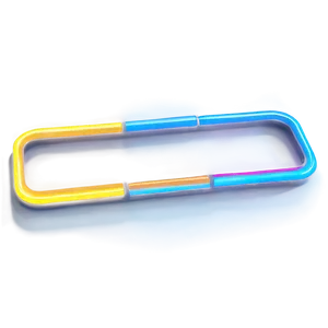 Minimalist Neon Rectangle PNG 06272024