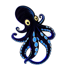 Minimalist Octopus Icon PNG 05062024
