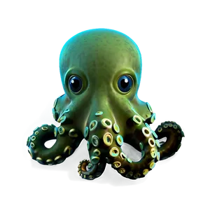 Minimalist Octopus Icon PNG 05062024 PNG