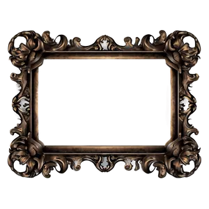 Minimalist Ornate Frame PNG 70