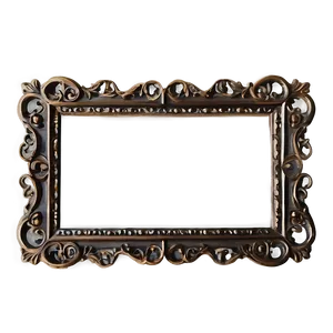 Minimalist Ornate Frame PNG Kwa