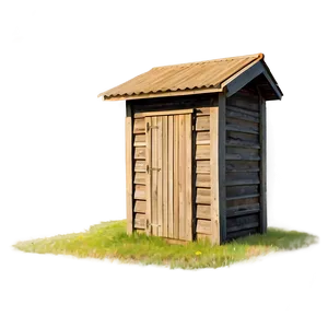 Minimalist Outhouse Structure Png Cyt PNG image