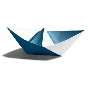 Minimalist Paper Boat Design PNG 06282024