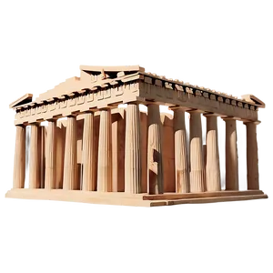 Minimalist Parthenon Design Png 55 PNG image