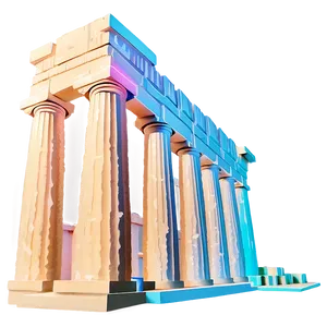 Minimalist Parthenon Design PNG 86 PNG
