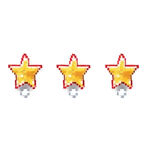 Minimalist Pixel Star Sign Png 72 PNG image