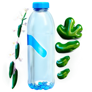 Minimalist Plastic Water Bottle Png 41 PNG image