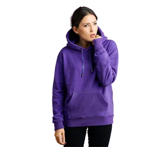 Minimalist Purple Hoodie Sketch PNG 06292024 PNG