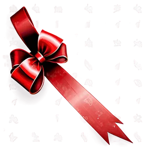 Minimalist Red Bow PNG 05252024 PNG