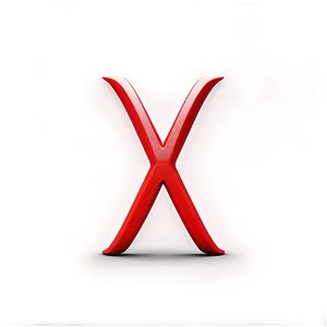 Minimalist Red X Png 63 PNG image