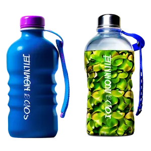Minimalist Reusable Water Bottle PNG 32