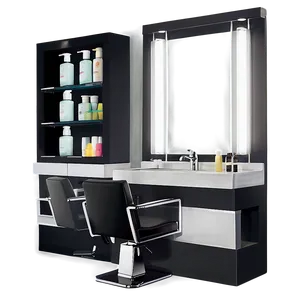 Minimalist Salon Shampoo Station Png 57 PNG image