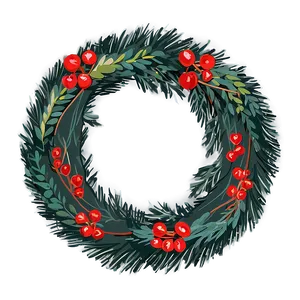 Minimalist Scandinavian Wreath Png 89 PNG image