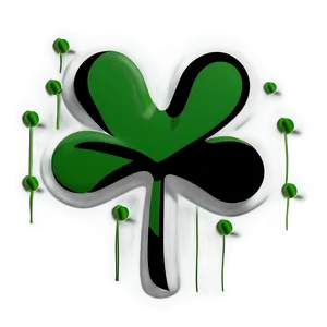 Minimalist Shamrock Art PNG 05242024