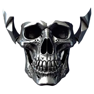 Minimalist Skull Icon PNG C