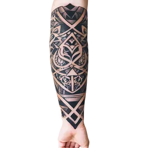 Minimalist Sleeve Tattoo PNG Hqh PNG