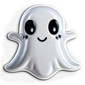 Minimalist Snapchat Ghost PNG Xgh60