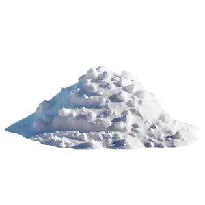 Minimalist Snow Pile PNG Bpp PNG