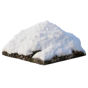 Minimalist Snow Pile PNG Sua PNG