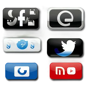 Minimalist Social Media Icons PNG 05252024