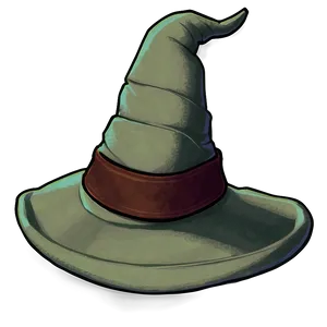 Minimalist Sorting Hat Art Png 06202024 PNG image