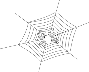 Minimalist Spider Graphic PNG image