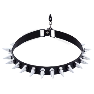 Minimalist Spiked Choker Design PNG Yym