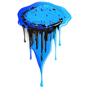 Minimalist Spray Paint Drip PNG 06282024 PNG
