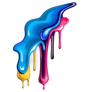 Minimalist Spray Paint Drip PNG Jqi