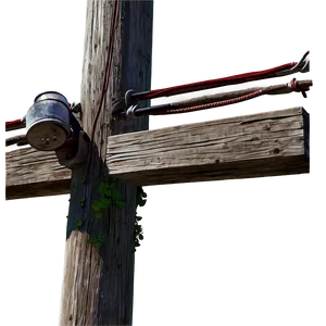 Minimalist Telephone Pole PNG 65