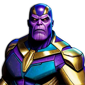 Minimalist Thanos Icon Png 05212024 PNG image