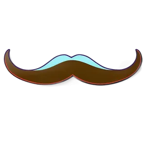 Minimalist Thin Mustache PNG 51