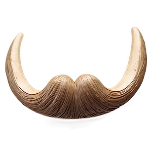 Minimalist Thin Mustache PNG 98