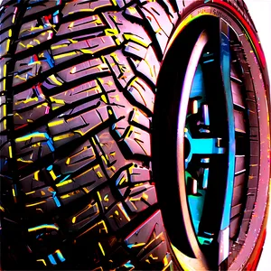 Minimalist Tire Tread PNG 06272024