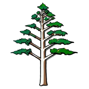Minimalist Tree Elevation PNG 06262024