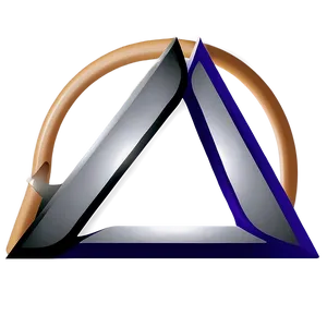 Minimalist Triangle Logo PNG 05042024 PNG