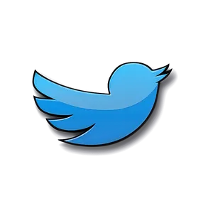 Minimalist Twitter Logo Png 48 PNG image