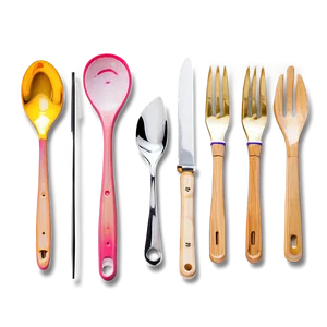 Minimalist Utensils Collection Png 1 PNG image