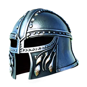 Minimalist Viking Helmet PNG 06132024