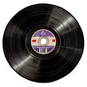 Minimalist Vinyl Record Design PNG Ksj PNG