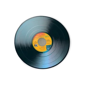 Minimalist Vinyl Record Design Png Sqd75 PNG image