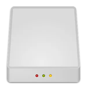 Minimalist White Box Icon PNG image