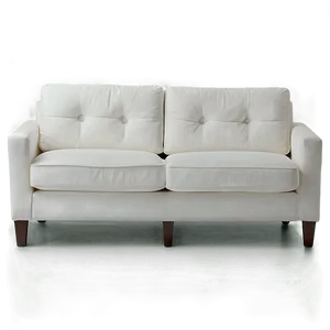 Minimalist White Couch Png Gbs38 PNG image