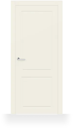 Minimalist White Door Design PNG image