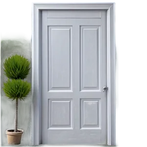 Minimalist White Door Png Lqq PNG image