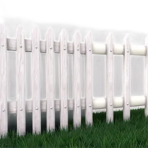 Minimalist White Fence Idea Png 88 PNG image