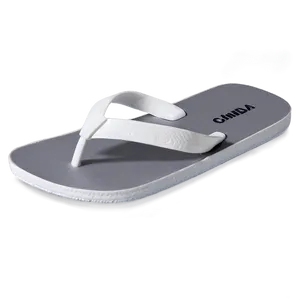 Minimalist White Flip Flop PNG 77 PNG