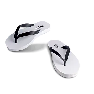 Minimalist White Flip Flop PNG Mgq47 PNG